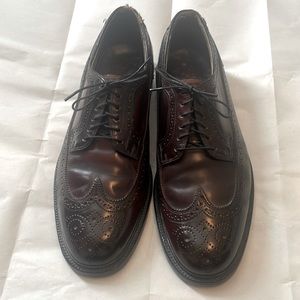 Vintage Hanover Sheppard Signatures Brown Leather Wingtip Shoes Men’s 12.5